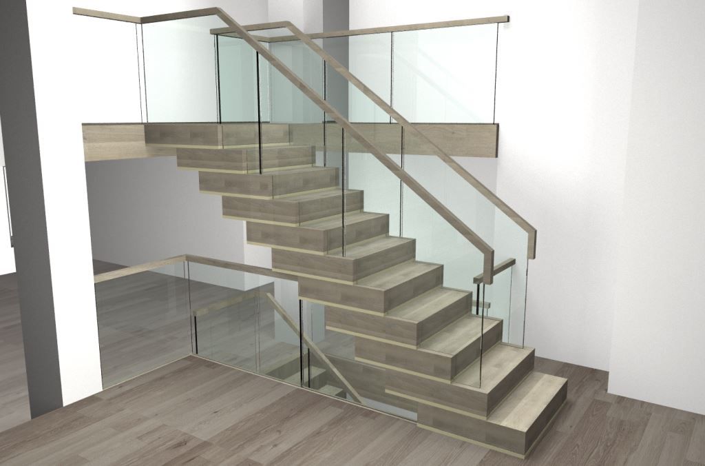 Celoskleněné zábradlí - realizace 5