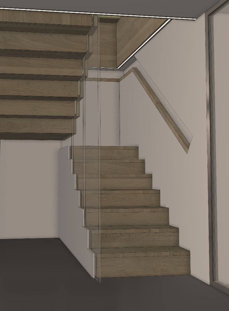 Celoskleněné zábradlí - realizace 16