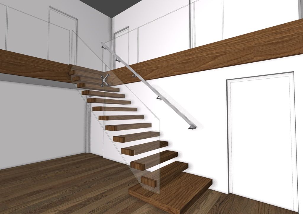 Celoskleněné zábradlí - realizace 17