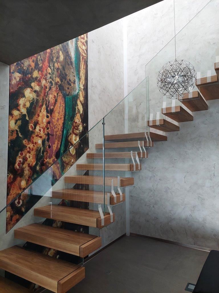 Celoskleněné zábradlí - realizace 23