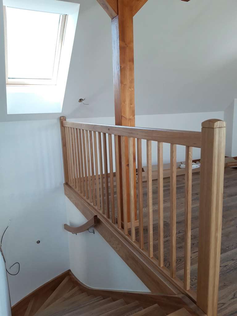 Dřevěné zábradlí - realizace 3