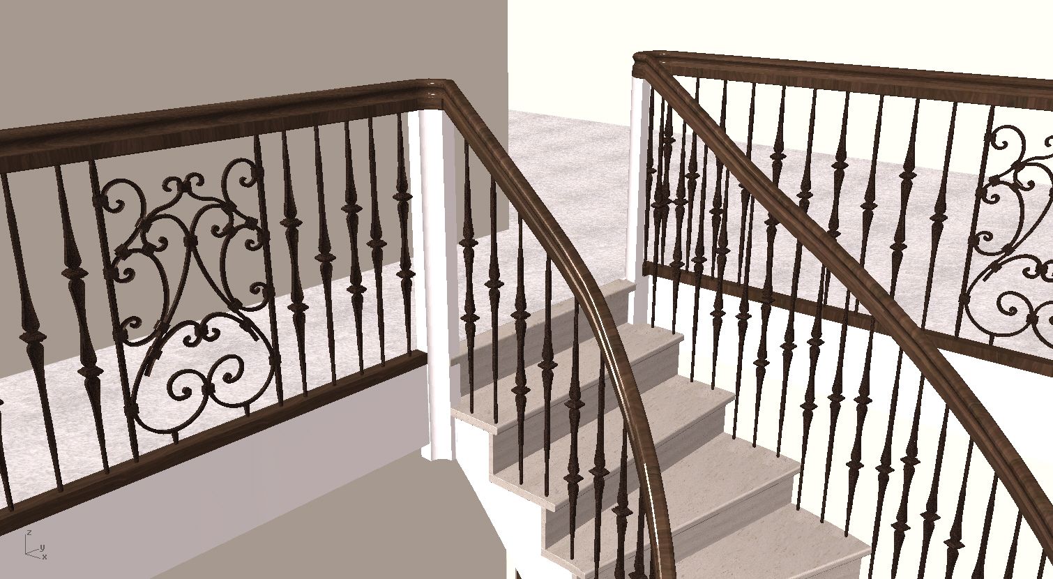 Kované zábradlí - realizace 25