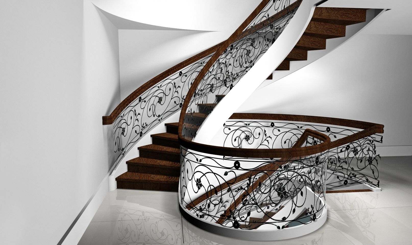 Kované zábradlí - realizace 55