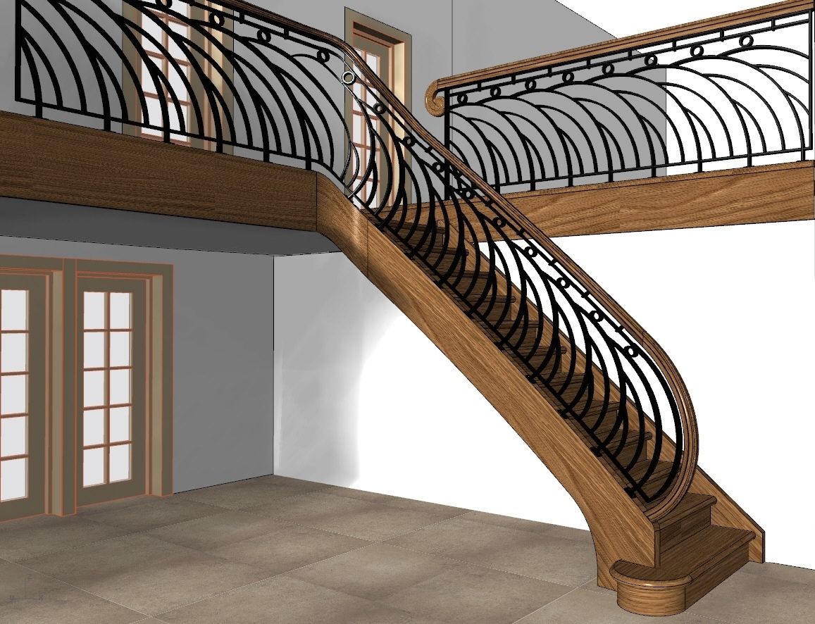 Kované zábradlí - realizace 59