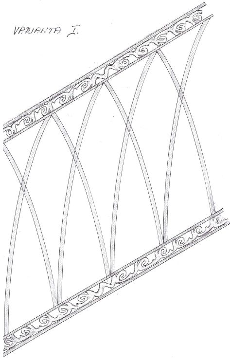 Kované zábradlí - realizace 73